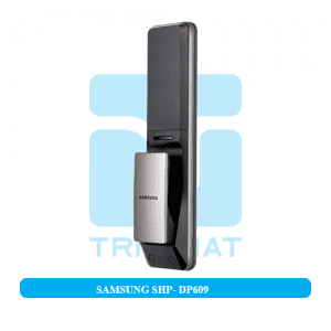 Mặt trước khóa cửa điện tử Samsung SHP-DP609 nhìn nghiêng
